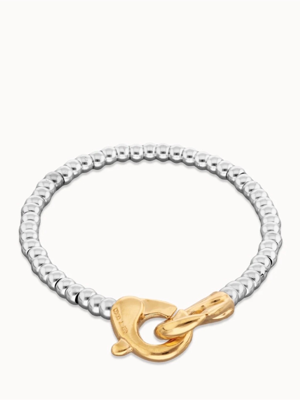Uno de 50 beaded bracelet with carabiner clasp. Ser inseparable